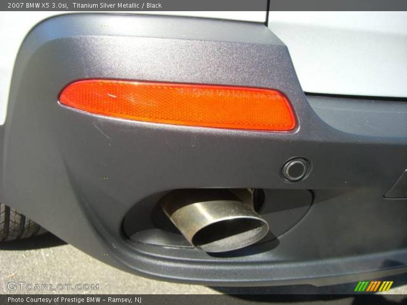 Titanium Silver Metallic / Black 2007 BMW X5 3.0si
