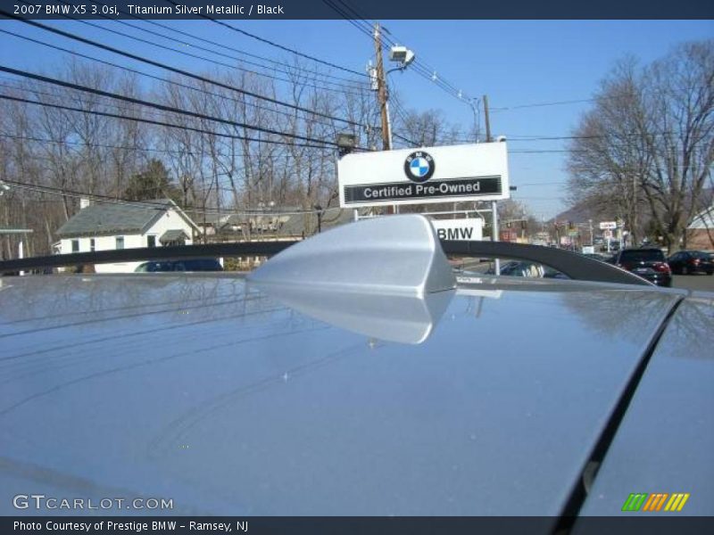 Titanium Silver Metallic / Black 2007 BMW X5 3.0si