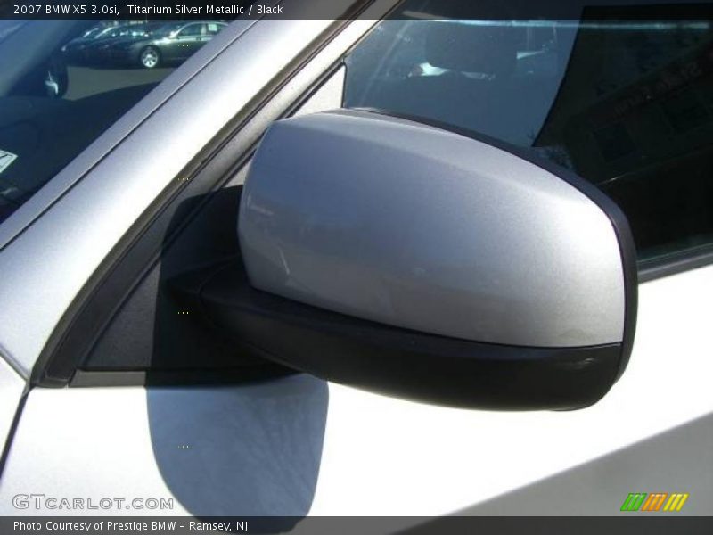 Titanium Silver Metallic / Black 2007 BMW X5 3.0si