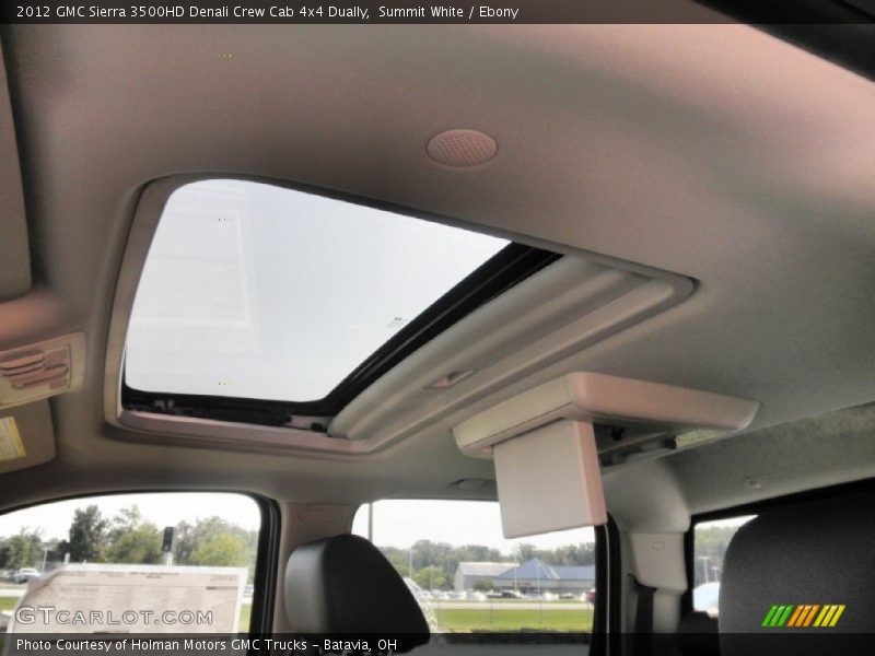 Summit White / Ebony 2012 GMC Sierra 3500HD Denali Crew Cab 4x4 Dually