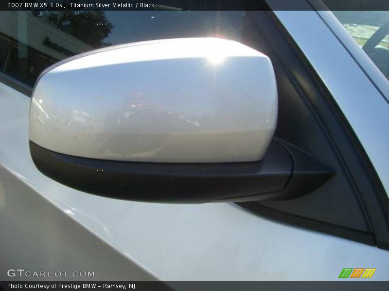 Titanium Silver Metallic / Black 2007 BMW X5 3.0si