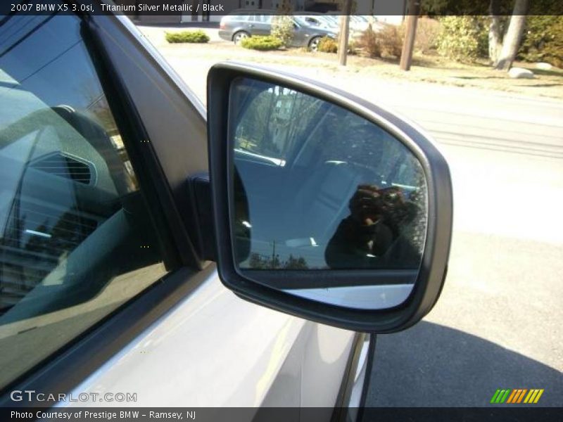Titanium Silver Metallic / Black 2007 BMW X5 3.0si
