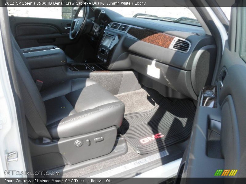 Summit White / Ebony 2012 GMC Sierra 3500HD Denali Crew Cab 4x4 Dually