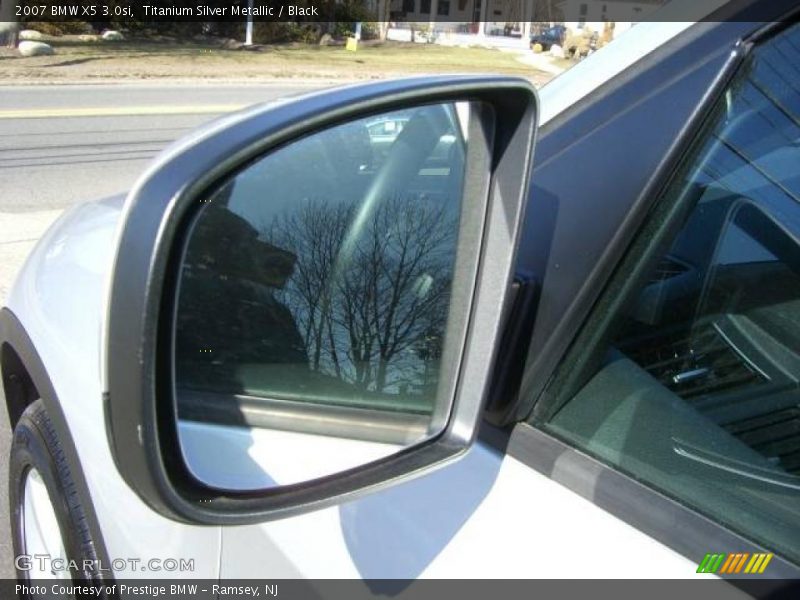 Titanium Silver Metallic / Black 2007 BMW X5 3.0si