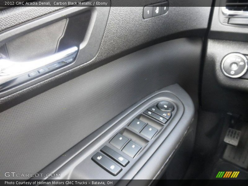 Carbon Black Metallic / Ebony 2012 GMC Acadia Denali