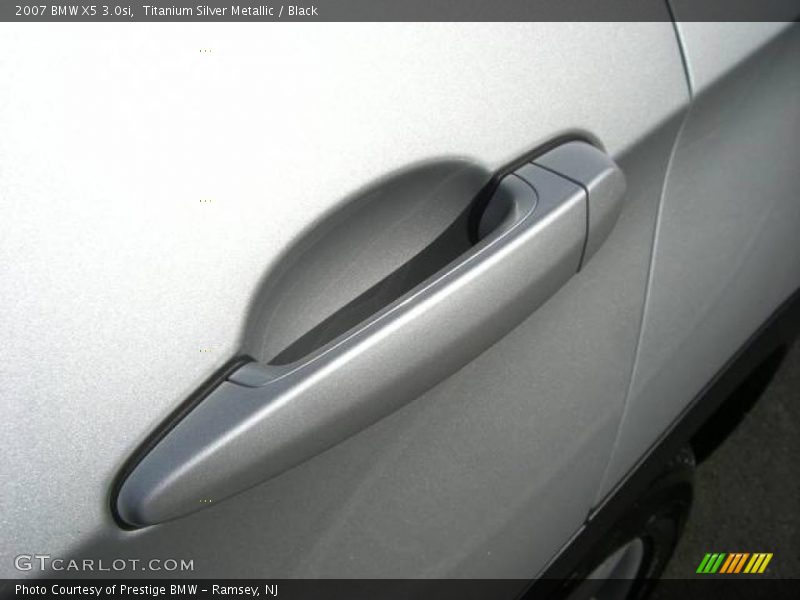 Titanium Silver Metallic / Black 2007 BMW X5 3.0si