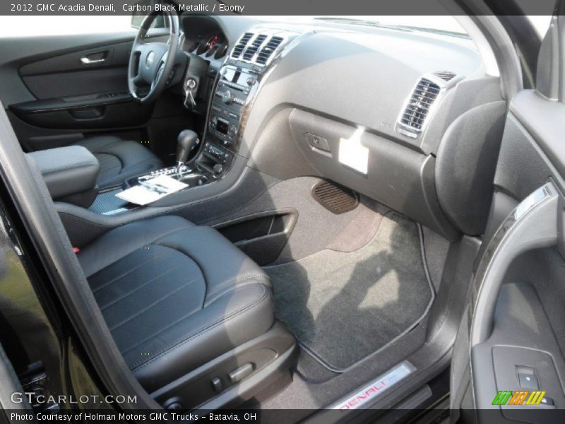 Carbon Black Metallic / Ebony 2012 GMC Acadia Denali