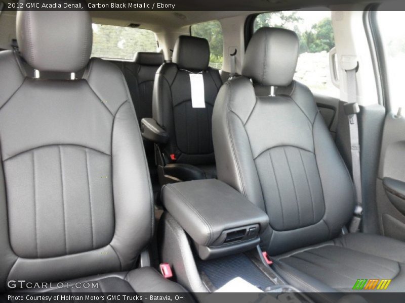  2012 Acadia Denali Ebony Interior