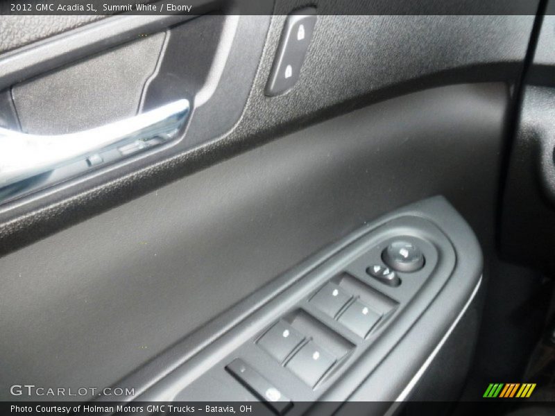 Summit White / Ebony 2012 GMC Acadia SL