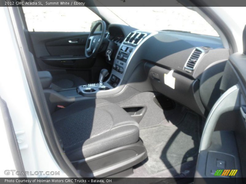 Summit White / Ebony 2012 GMC Acadia SL