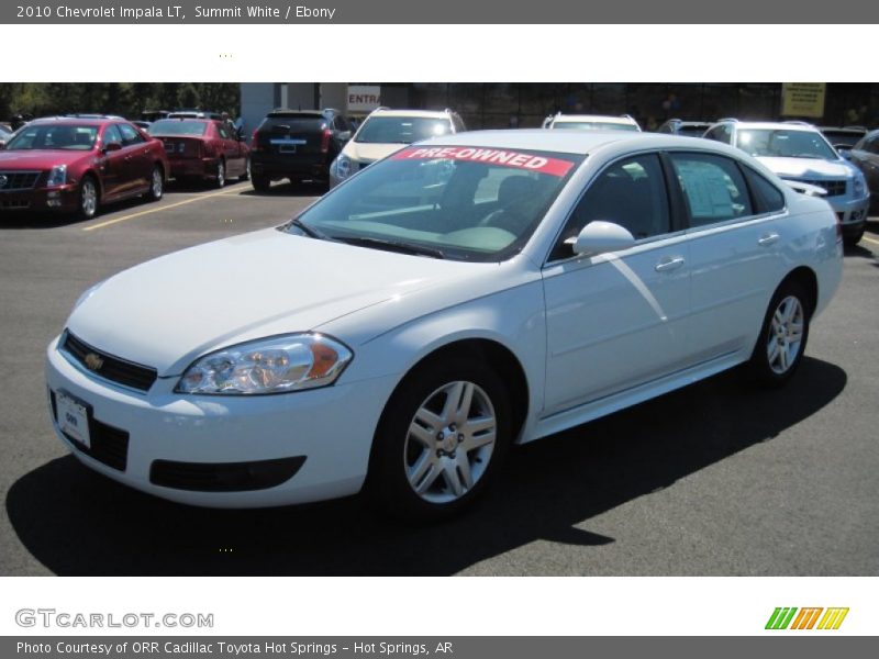 Summit White / Ebony 2010 Chevrolet Impala LT