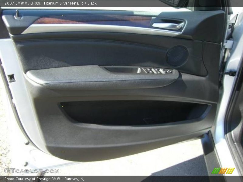 Titanium Silver Metallic / Black 2007 BMW X5 3.0si