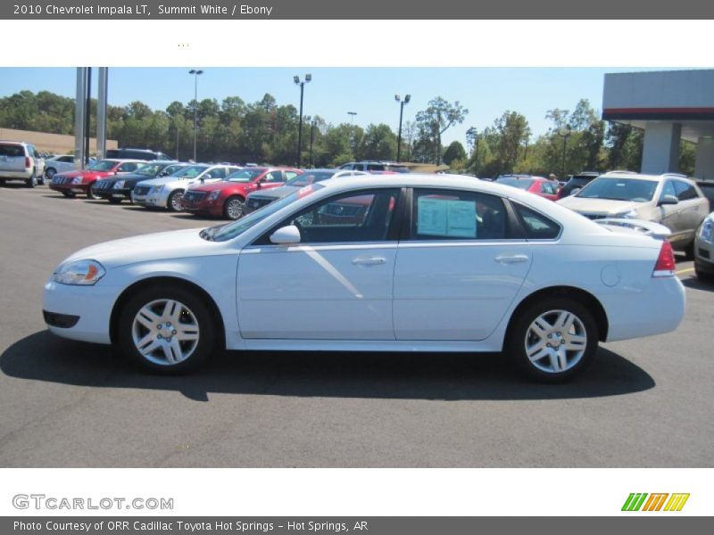 Summit White / Ebony 2010 Chevrolet Impala LT
