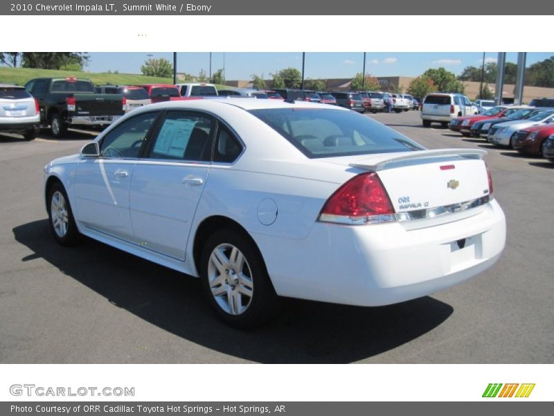 Summit White / Ebony 2010 Chevrolet Impala LT