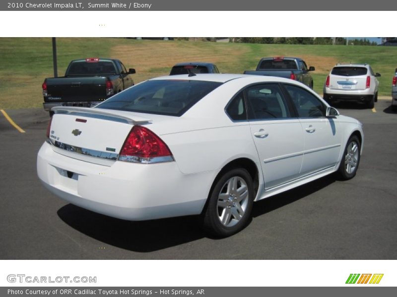 Summit White / Ebony 2010 Chevrolet Impala LT