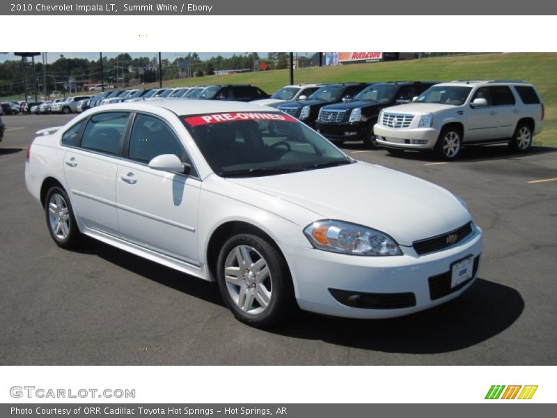 Summit White / Ebony 2010 Chevrolet Impala LT