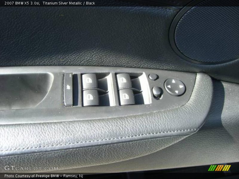 Titanium Silver Metallic / Black 2007 BMW X5 3.0si