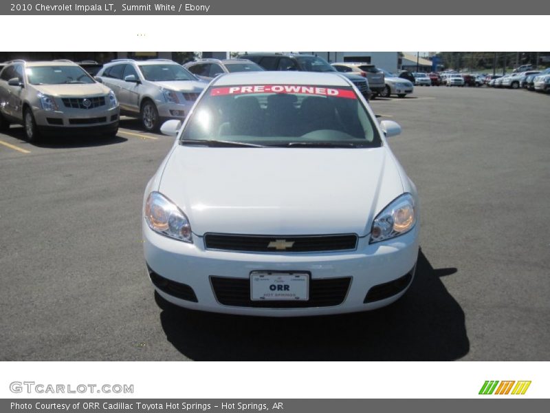 Summit White / Ebony 2010 Chevrolet Impala LT