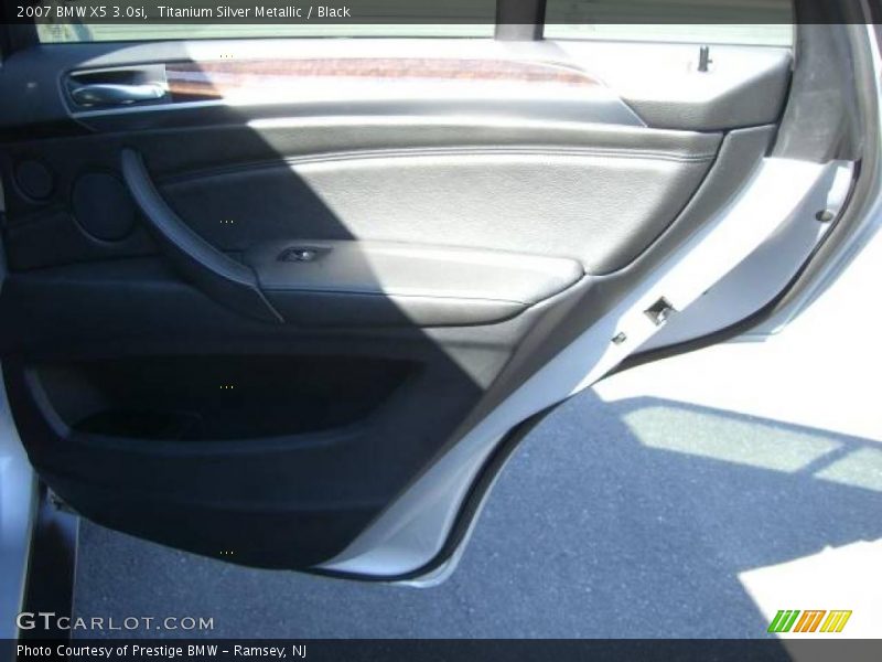 Titanium Silver Metallic / Black 2007 BMW X5 3.0si