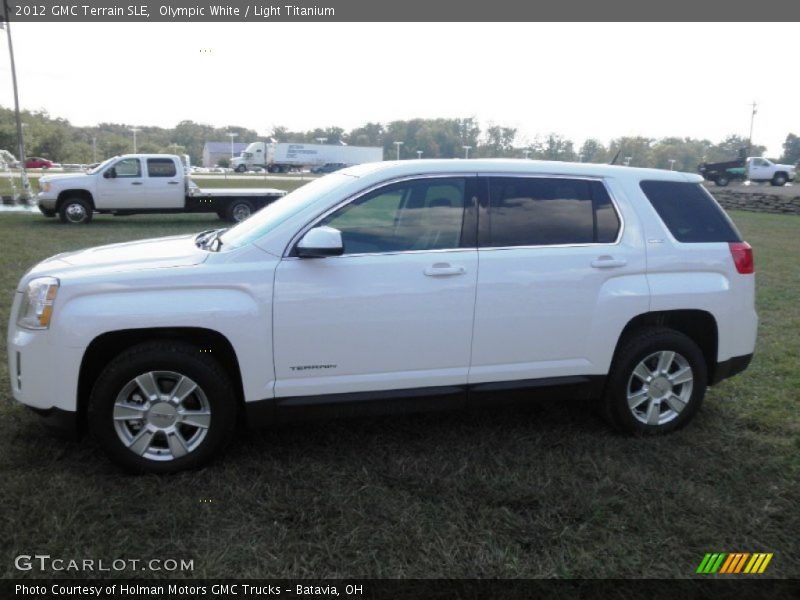 Olympic White / Light Titanium 2012 GMC Terrain SLE