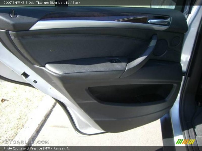 Titanium Silver Metallic / Black 2007 BMW X5 3.0si