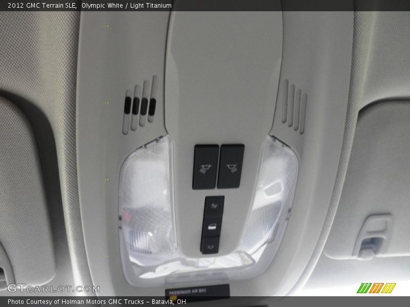 Olympic White / Light Titanium 2012 GMC Terrain SLE