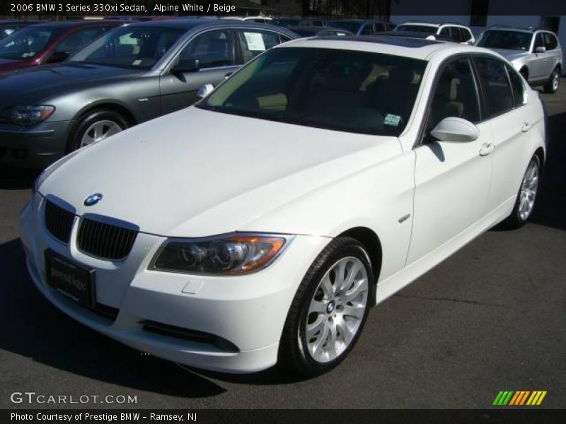 Alpine White / Beige 2006 BMW 3 Series 330xi Sedan