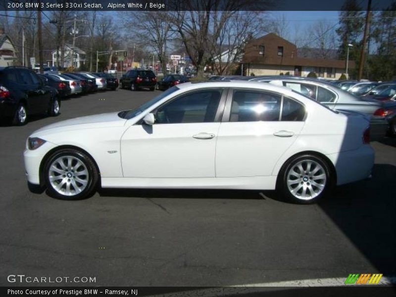 Alpine White / Beige 2006 BMW 3 Series 330xi Sedan