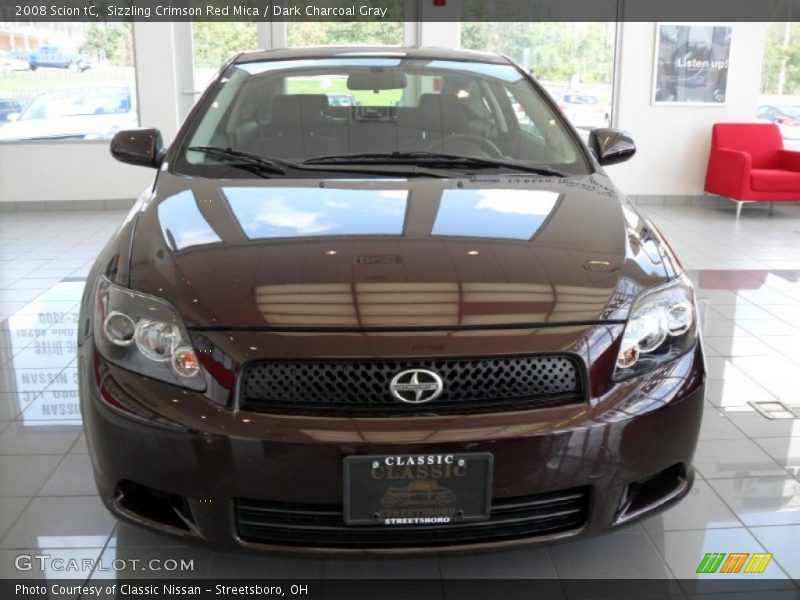 Sizzling Crimson Red Mica / Dark Charcoal Gray 2008 Scion tC
