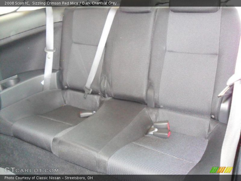Sizzling Crimson Red Mica / Dark Charcoal Gray 2008 Scion tC