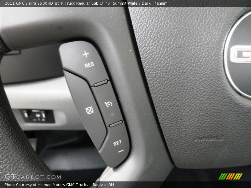 Summit White / Dark Titanium 2011 GMC Sierra 3500HD Work Truck Regular Cab Utility