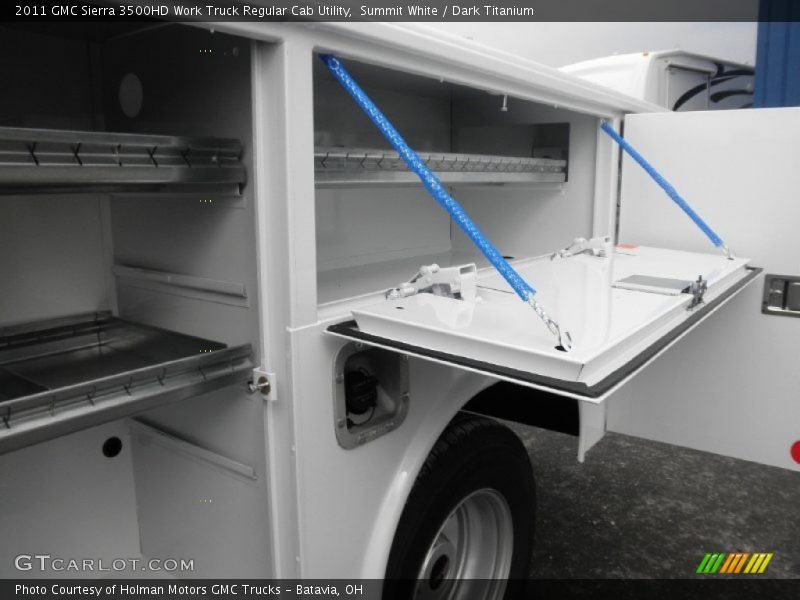 Summit White / Dark Titanium 2011 GMC Sierra 3500HD Work Truck Regular Cab Utility