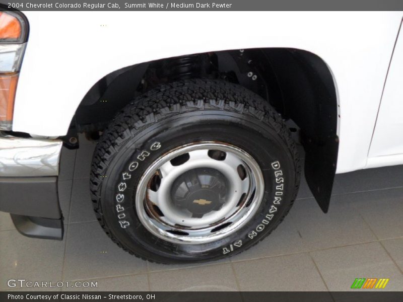 Summit White / Medium Dark Pewter 2004 Chevrolet Colorado Regular Cab
