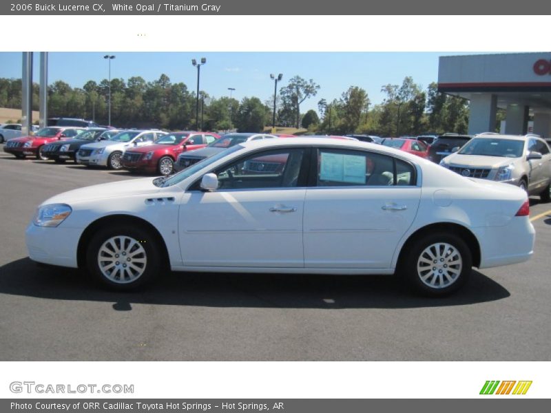 White Opal / Titanium Gray 2006 Buick Lucerne CX