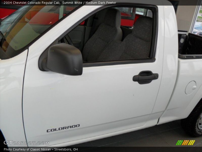 Summit White / Medium Dark Pewter 2004 Chevrolet Colorado Regular Cab