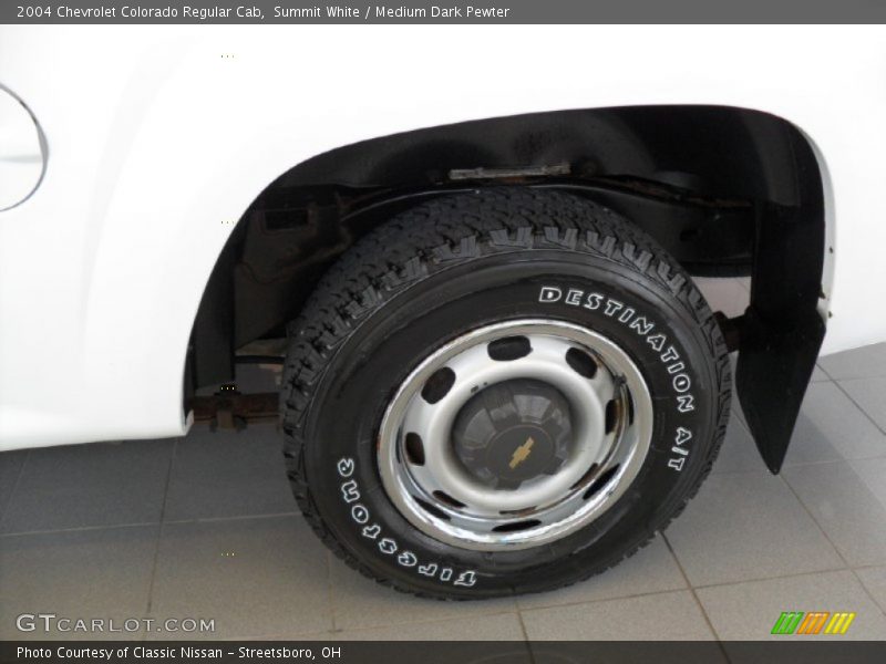 Summit White / Medium Dark Pewter 2004 Chevrolet Colorado Regular Cab