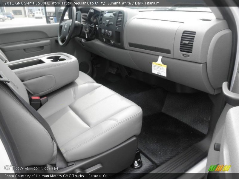 Summit White / Dark Titanium 2011 GMC Sierra 3500HD Work Truck Regular Cab Utility