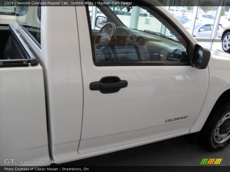 Summit White / Medium Dark Pewter 2004 Chevrolet Colorado Regular Cab