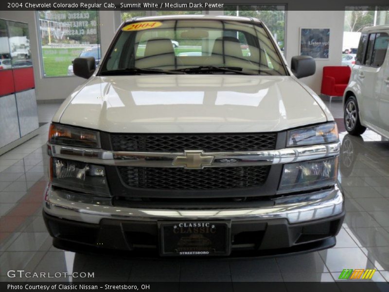 Summit White / Medium Dark Pewter 2004 Chevrolet Colorado Regular Cab
