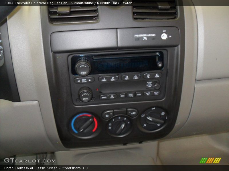 Controls of 2004 Colorado Regular Cab