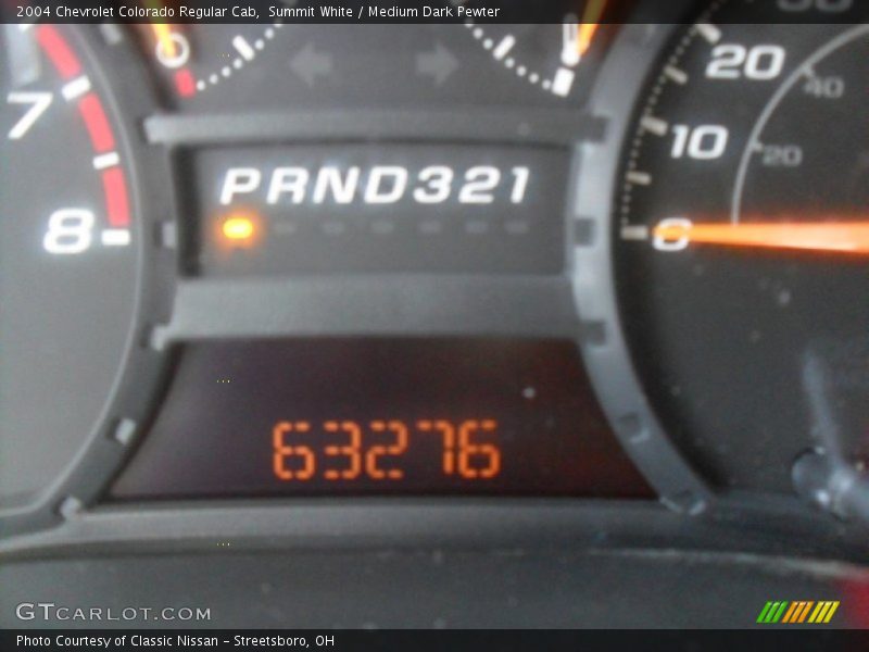 Summit White / Medium Dark Pewter 2004 Chevrolet Colorado Regular Cab