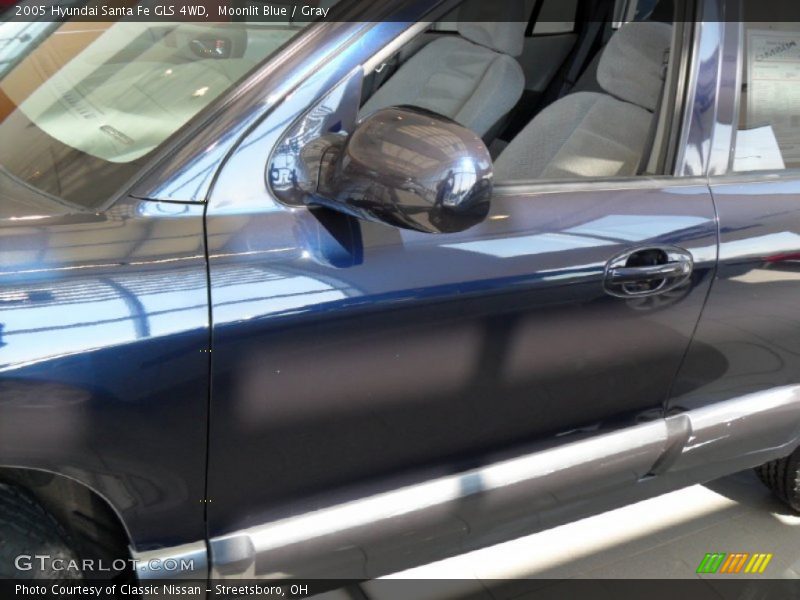 Moonlit Blue / Gray 2005 Hyundai Santa Fe GLS 4WD