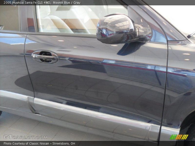 Moonlit Blue / Gray 2005 Hyundai Santa Fe GLS 4WD
