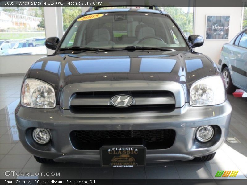 Moonlit Blue / Gray 2005 Hyundai Santa Fe GLS 4WD