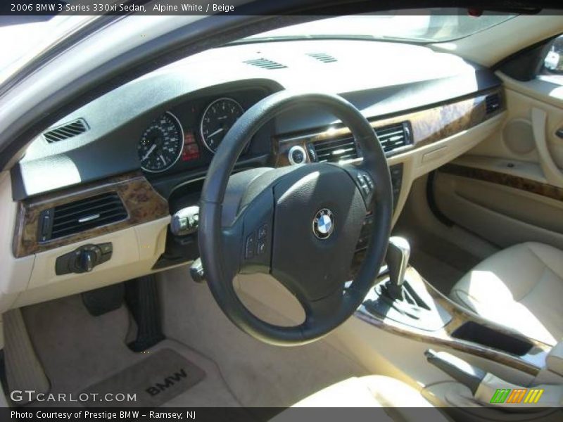Alpine White / Beige 2006 BMW 3 Series 330xi Sedan
