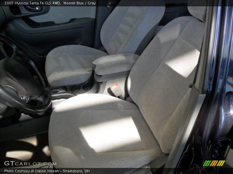 Moonlit Blue / Gray 2005 Hyundai Santa Fe GLS 4WD