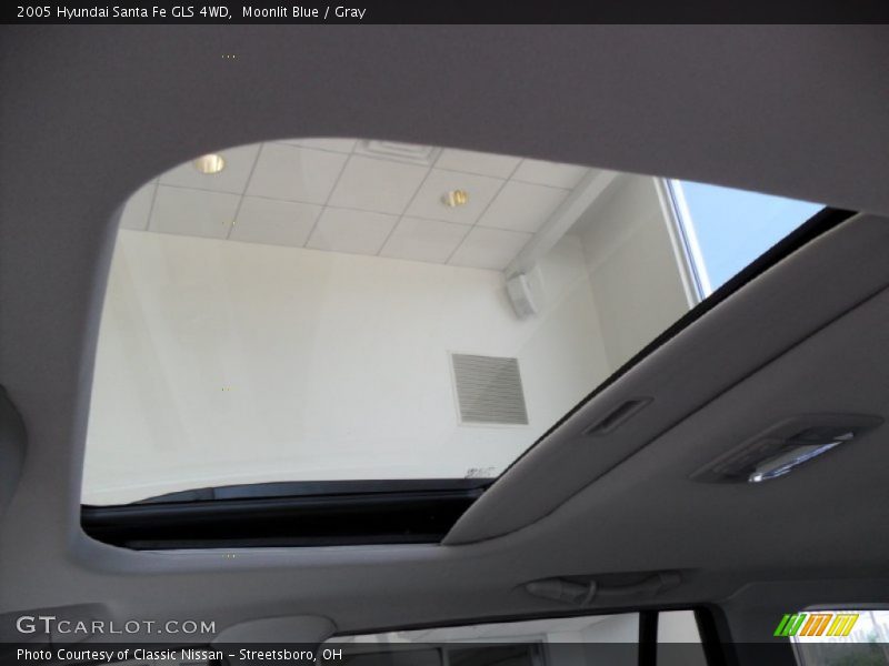 Moonlit Blue / Gray 2005 Hyundai Santa Fe GLS 4WD