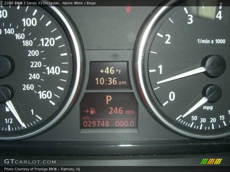 Alpine White / Beige 2006 BMW 3 Series 330xi Sedan