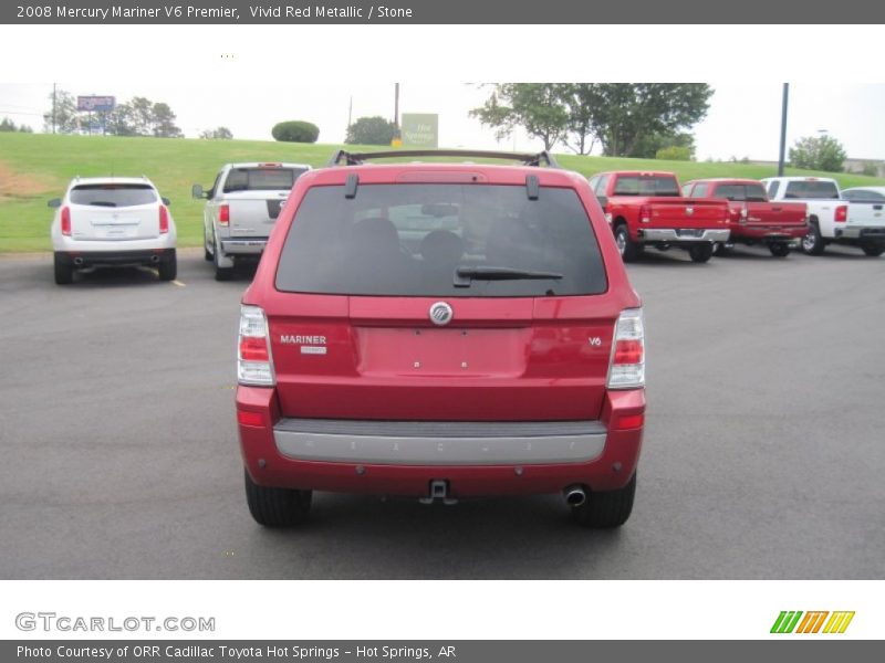 Vivid Red Metallic / Stone 2008 Mercury Mariner V6 Premier