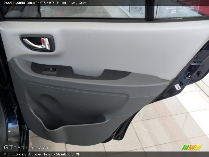 Moonlit Blue / Gray 2005 Hyundai Santa Fe GLS 4WD